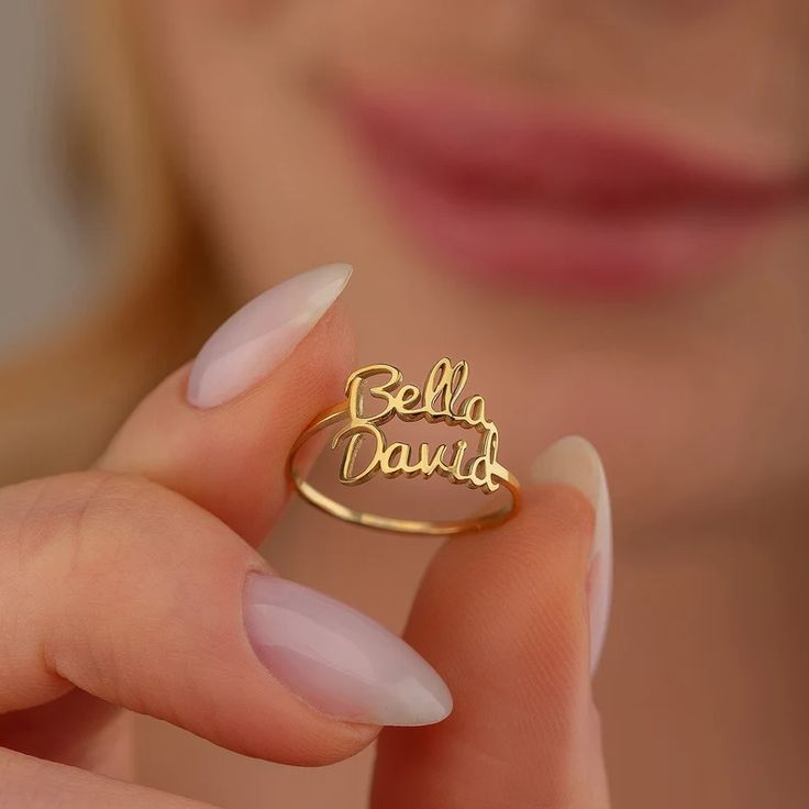 Customize name ring