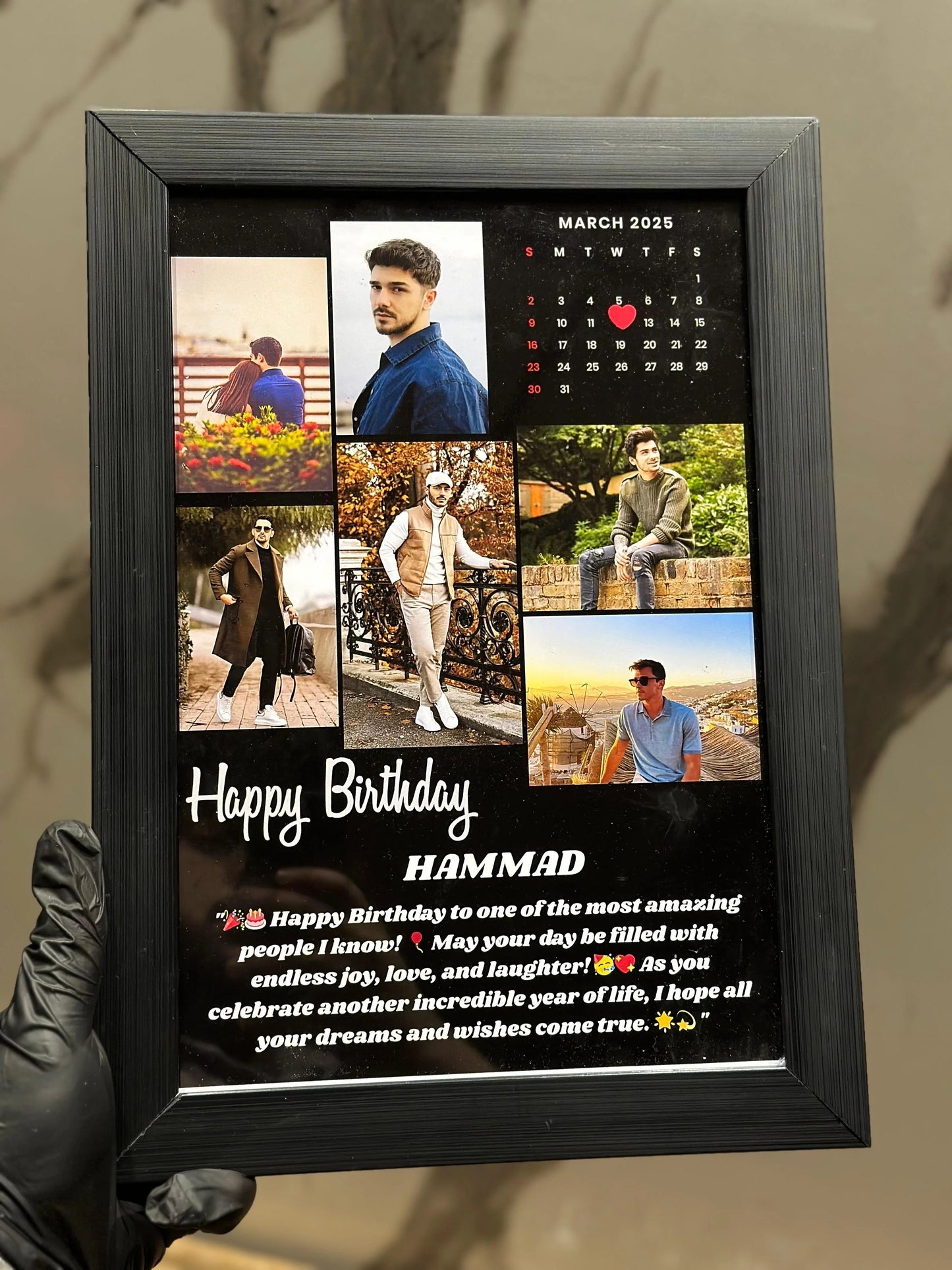CUSTOMIZE BIRTHDAY PHOTO FRAME