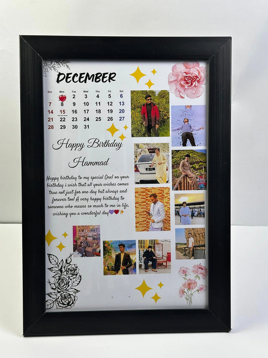 CUSTOMIZE BIRTHDAY PHOTO FRAME