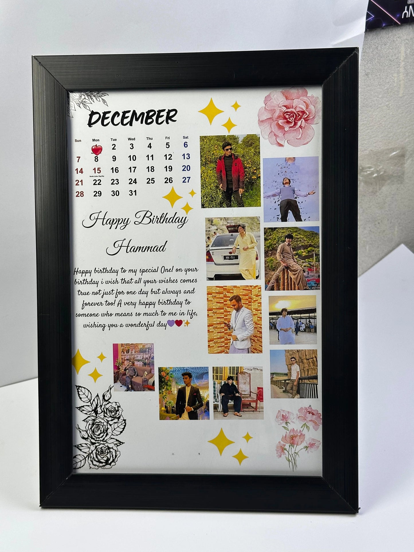 CUSTOMIZE BIRTHDAY PHOTO FRAME